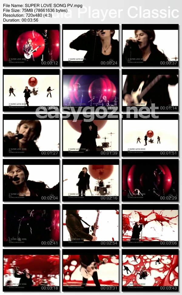 SUPER LOVE SONG」PV & 20周年CM | easygo! -B'z DATA BOX-