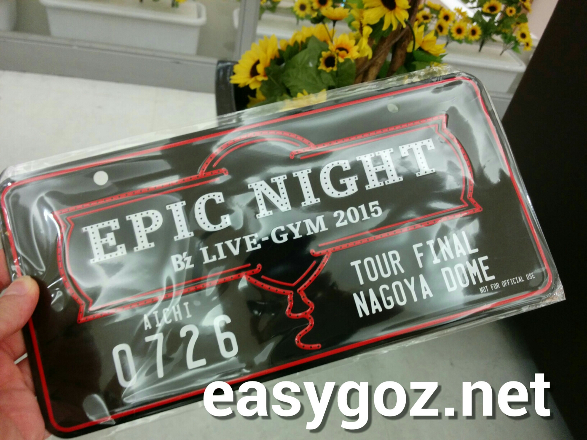 B'z LIVE-GYM 2015 -EPIC NIGHT-」ナゴヤドーム2日目・千秋楽セット 